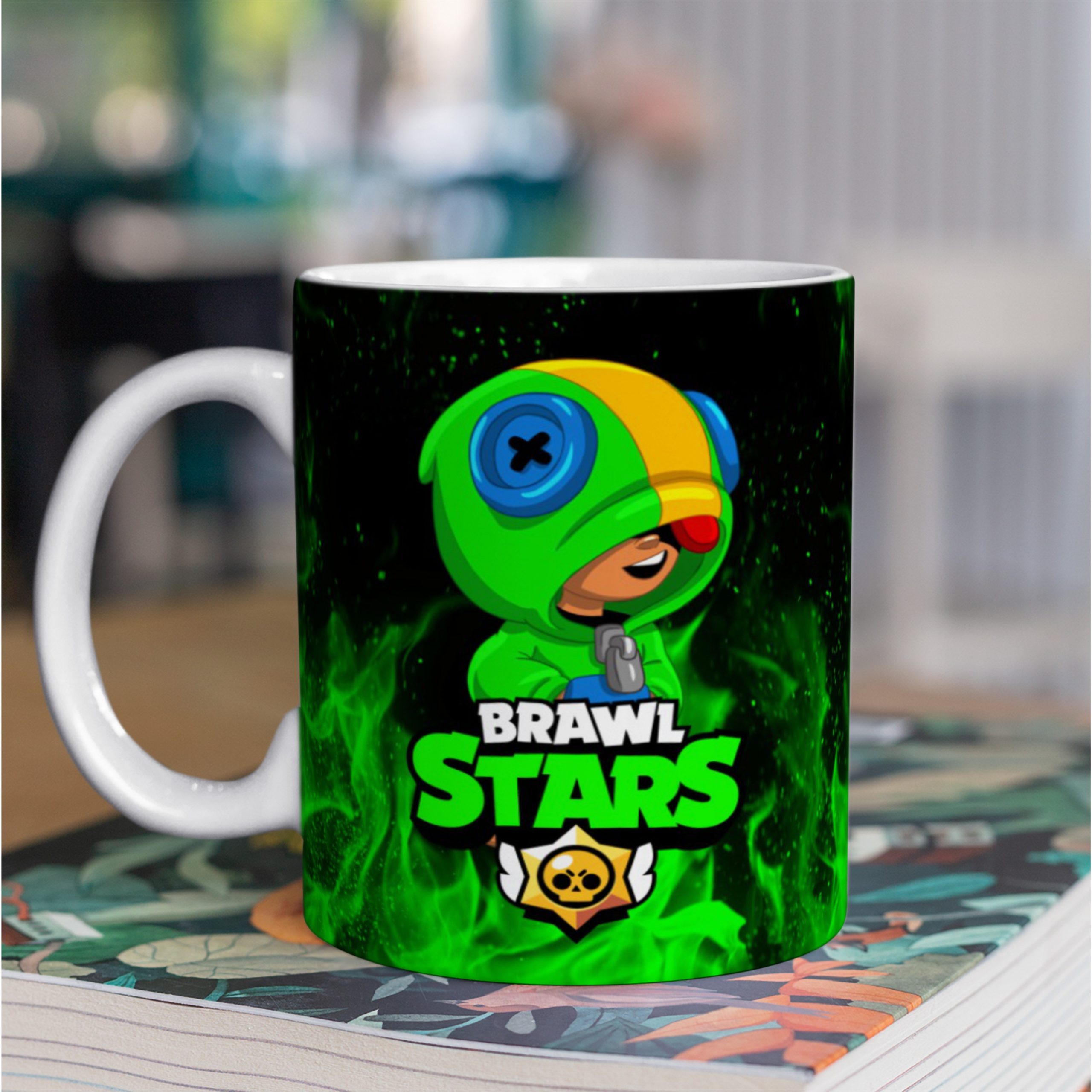Кружка с принтом "Brawl Stars (Бравл старс)" Кружка с принтом "Brawl Stars (Бравл старс)"