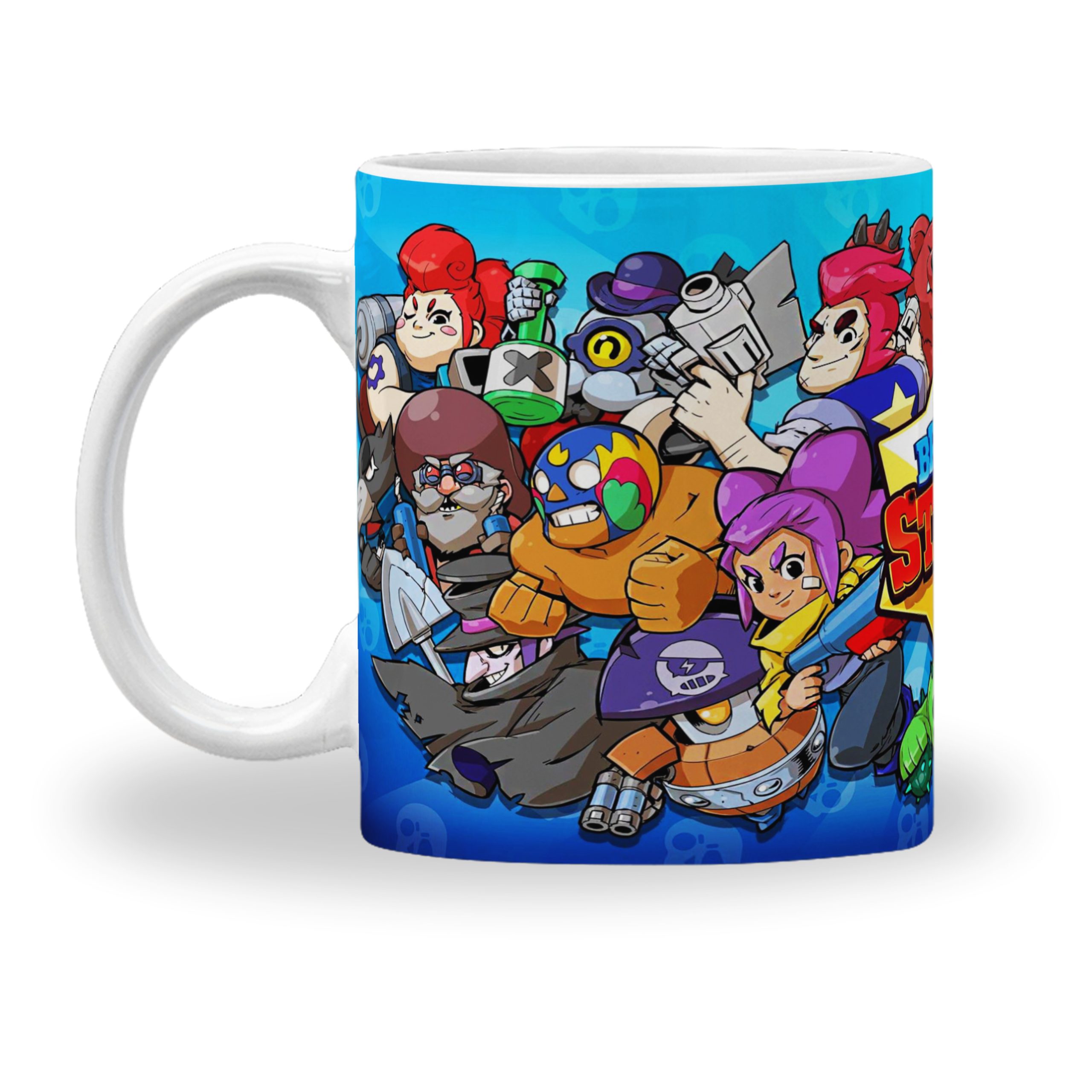 Кружка с принтом "Brawl Stars (Бравл старс)-все герои" Кружка с принтом "Brawl Stars (Бравл старс)-все герои"