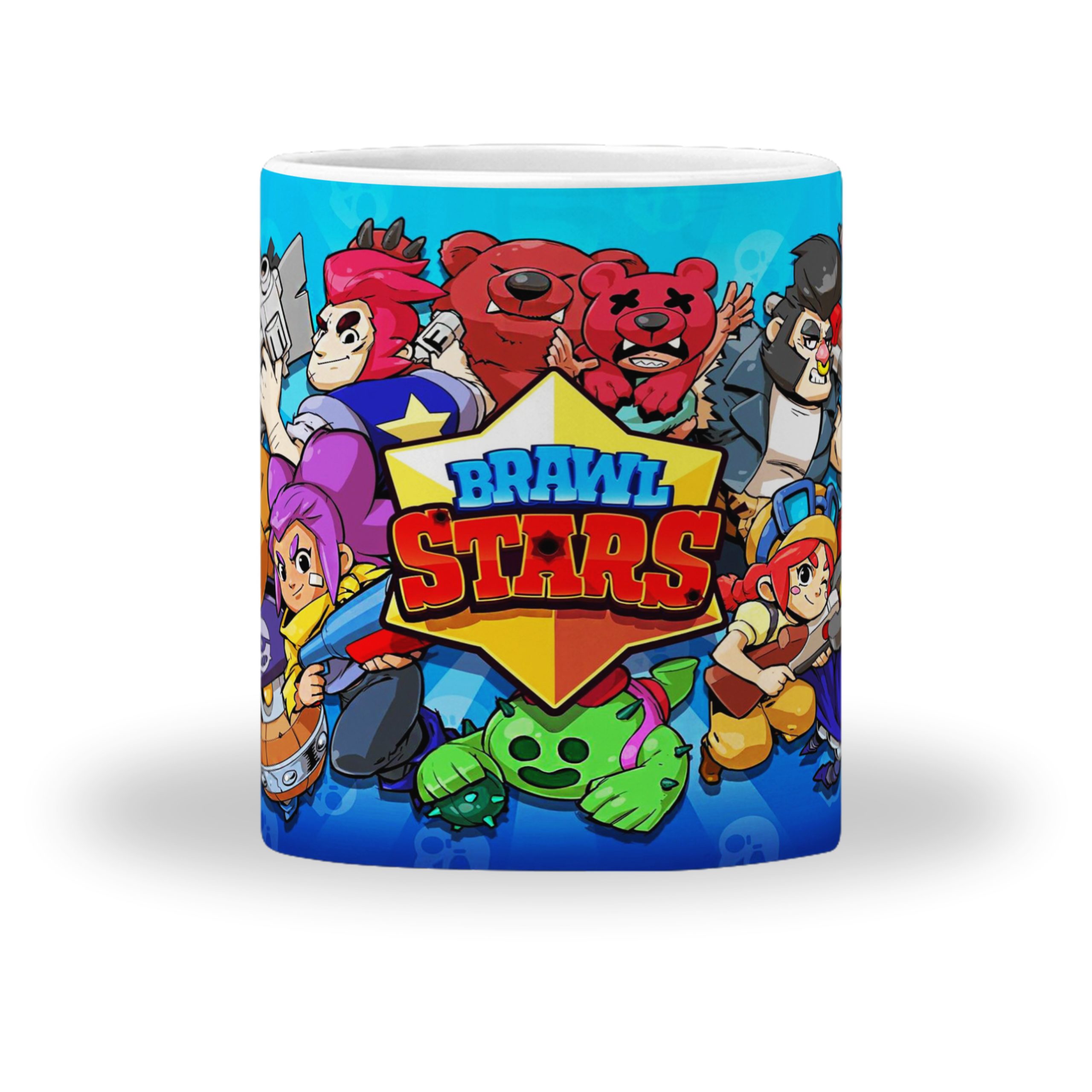 Кружка с принтом "Brawl Stars (Бравл старс)-все герои" Кружка с принтом "Brawl Stars (Бравл старс)-все герои"