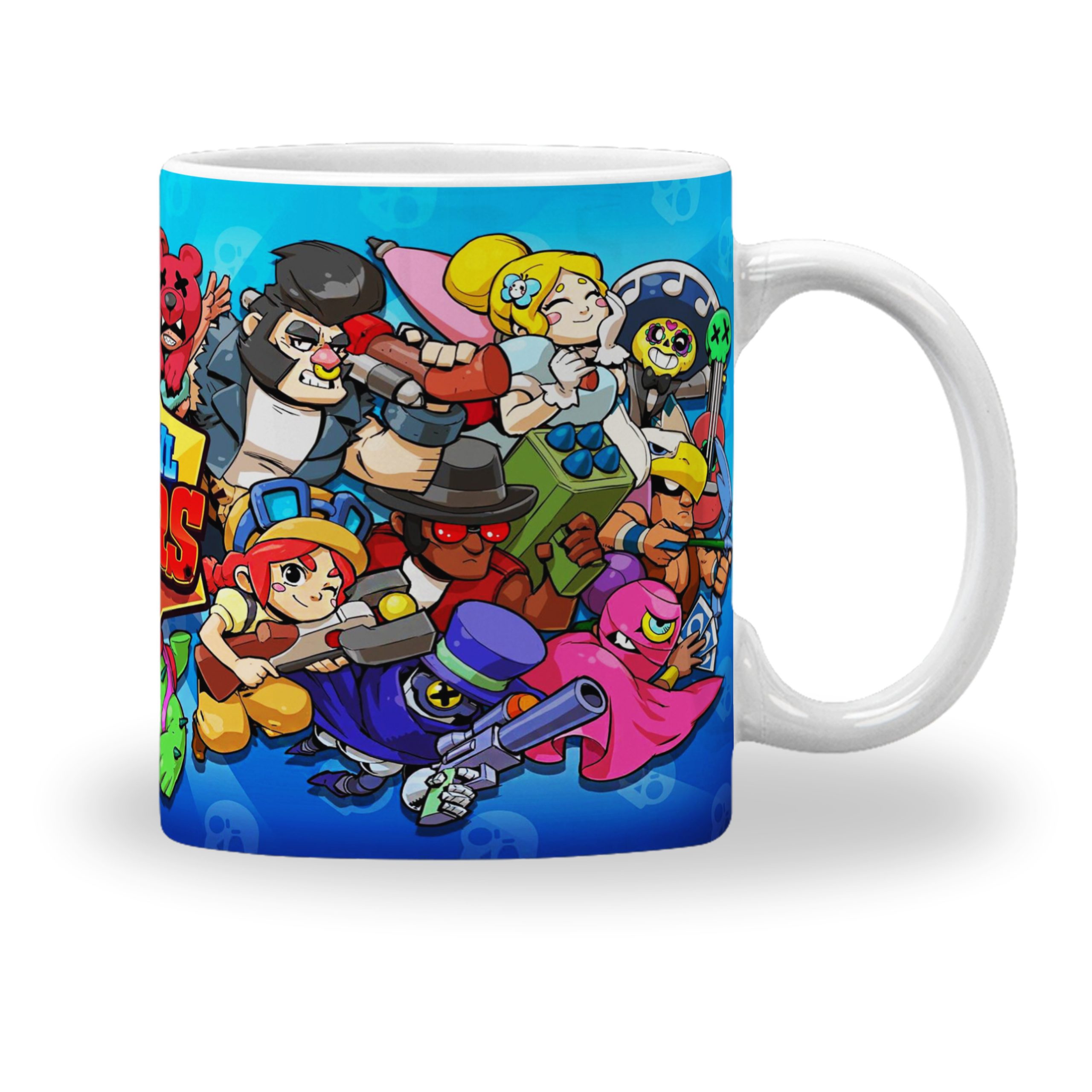Кружка с принтом "Brawl Stars (Бравл старс)-все герои" Кружка с принтом "Brawl Stars (Бравл старс)-все герои"